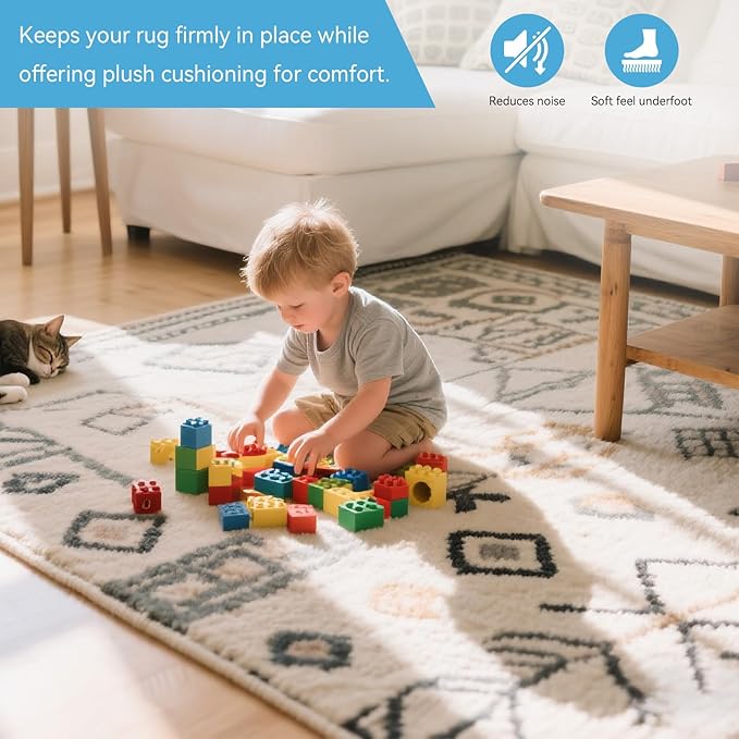 Warmstar 4x6 FT Non Slip Rug Pad, 100% Waterproof Felt Rug Pad - Image 2