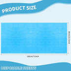 Breling 100 Pcs 31.5 x 71 Inch Disposable Bed Sheets Oil-proof PE Film Massage - Image 3