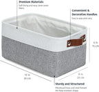 OrganiHaus Small Fabric Storage Bins - Image 2