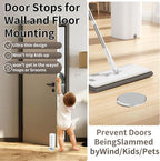 Magnetic Door Stoppers WYGWP Stainless Steel No Drilling Wedge Stops Heavy Duty - Image 4