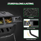 Nova Microdermabrasion 43 Gallon Compost Tumbler Bin Composter Dual Chamber BPA - Image 3