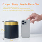Mini Trash Can with Lid, Metal Small Tiny Mini Trash Bin Can, Mini Countertop - Image 5