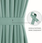 DWCN French Door Curtains – Rod Pocket Thermal Blackout Curtain - Image 2