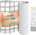 OcePor Non-Adhesive Drawer and Shelf Liner 17.5IN x 20FT，Non Slip Cabinet and by OcePor
