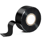 Self Fusing Silicone Tape 1 in x 16.4' Black Waterproof Rubber Leak Proof by PackYard