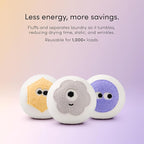 Dirty Labs | 100% New Zealand Wool Enzyme Buddies Dryer Balls | 3 Balls | - Image 6