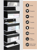 Yecaye 6-Tier Over The Door Storage Organizer, Flexible 1 Split into 2 - Image 6