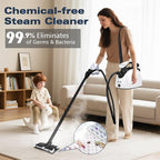 Steam cleaner, equipped with 21 specialized accessories, 1.08-liter water tank - Image 2