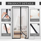 Amylove Zipper 48 x 87 Inch Dust Barrier Door Kit Construction Door Barrier 4 x - Image 3