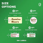 Personalized Name Tag Stickers for Kids | Butterfly Waterproof Labels for - Image 2