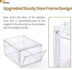 12 Pack Clear Shoe Boxes Stackable, Shoe Storage Boxes - Image 5
