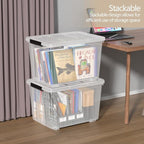 Zopnny 70 Qt Large Plastic Storage Box - Image 4