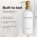 Luxury Glass Soap and Lotion Dispenser Set by Brighter Barns - Image 3