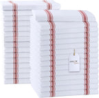 Dish Towels Set Size 15x25 Inch, 100% Cotton Soft & Absorbent Linen Kitchen by Avalon+Kitchen