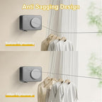 Retractable Clothesline Indoor/Outdoor, Anti-Sag - Image 2