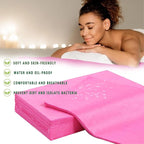 50 Pcs Disposable Bed Sheets 31" x 71" Massage Table Sheets Non Woven Fabric - Image 2