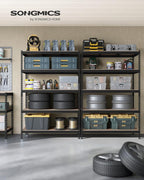 SONGMICS 5-Tier Storage Shelves, Load 2310 lb, Boltless Assembly, Adjustable - Image 2