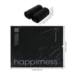 happimess HPM3000V-BLACK 30 Gallon Drawstring Unscented Trash Can Liner - Image 2