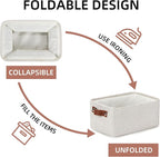 DULLEMELO fabric storage baskets | 11.8x7.9x5.1 inch small baskets - Image 3