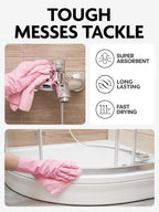 Fantasticlean Microfiber Cleaning Cloth Roll -150 Pack, Tear Away Microfiber - Image 9