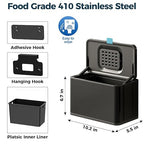 Stainless Steel Hanging Trash Can - Image 6
