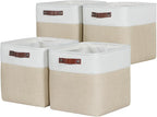Univivi 12x12 Storage Cube Bins set of 4 Cube Organizer by Univivi