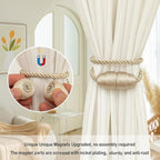 Magnetic Curtain Tiebacks Rope Curtain Tie Backs - Image 3