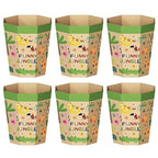 6-Pack Cardboard Trash Can – Foldable, Recyclable, Plastic-Free & Reusable by Unknown