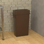 23 Gallon Brown Slim Jim Trash Can - Image 4