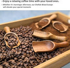 Wooden Scoop for Canisters 6PCS Acacia Wood Scoops for Jars Measuring Spoons - Image 4