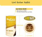 Extra Sticky Lint Roller Refills Only, Total 400 Easy Tear Sheets, Insert Tube - Image 2