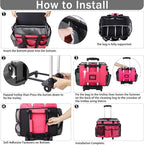 Extra Large Rolling Cleaning Caddy Bag - Image 7