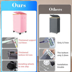 Laundry Hamper with Wheels, 29 Gal Laundry Basket with lid Rolling Clothes - Image 6