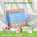 Premium Tencel Twin Size Mattress Protector in White, Natural and Skin Soft - Image 5
