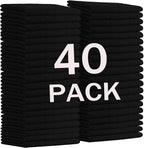 MRD's Home 12" x 12" Black Microfiber Cleaning Cloth, Lint Free, Scratch & by Unknown