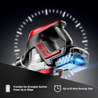 Cordless Vacuum Cleaner, 30Kpa Home Stick Vacuum, Smart Display & 1.5L Dust Cup - Image 8