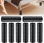 8 Pcs Bed Frame Toe Protectors, Non-Adhesive Bed Frame Leg Covers by Jayen
