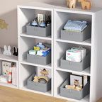 DIMJ Storage Bins for Closet, Trapezoid Storage Bins - Image 4