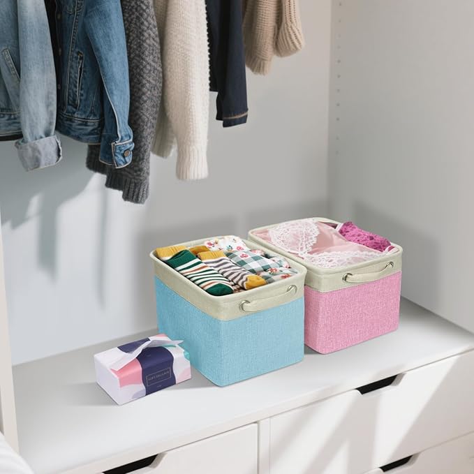BALEINE 2 Pack Fabric Storage Bins - Image 5