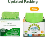 GreFusion 2.6 Gallon Compostable Trash Bags, Extra Thick 0.71 Mil, Certified by - Image 3