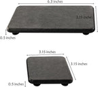 Set of 4 Water Absorbent Diatomite Coasters, Diatomaceous Earth Kitchen Soap - Image 4