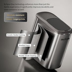 MRBIN Stainless Steel Motion Sensor Bathroom Trash Can, 10L / 2.6gal Slim Smart - Image 3