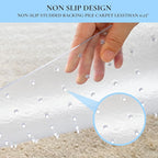 Office Chair Mat for Low Pile Carpet, 48” x 36” Transparent Office Desk Chair - Image 4