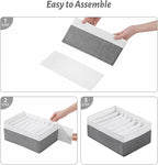 4 Packs T-shirt Drawer Organizers - Image 6