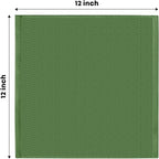 Artoid Mode 100% Cotton Olive Green Waffle Weave Kitchen Dish Cloths, 12x12 - Image 6