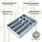 Silverware Organizer, 2 Pack 10 Inch Utensil Organizer Kitchen Drawer Organizer - Image 3