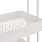 Amazon Basics 3-Tier Rolling Utility or Kitchen Cart, Lockable Wheels - Image 3