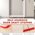 Weather Stripping Self Adhesive Door Draft Stopper Flexible Shower Door Bottom - Image 4