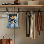 Cat Pin Bag with Hanging Rope, Laundry Hanging Bag, Fits Clothes Lines - Image 5