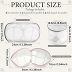 SATINIOR 6pcs Large Bra Lingerie Wash Bags - Image 2